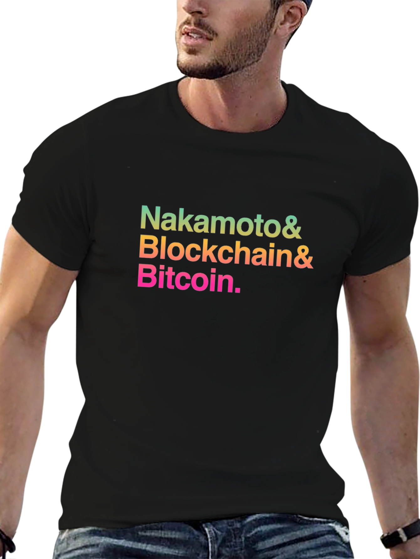 Nakamoto Blockchain Bitcoin Graphic Tee