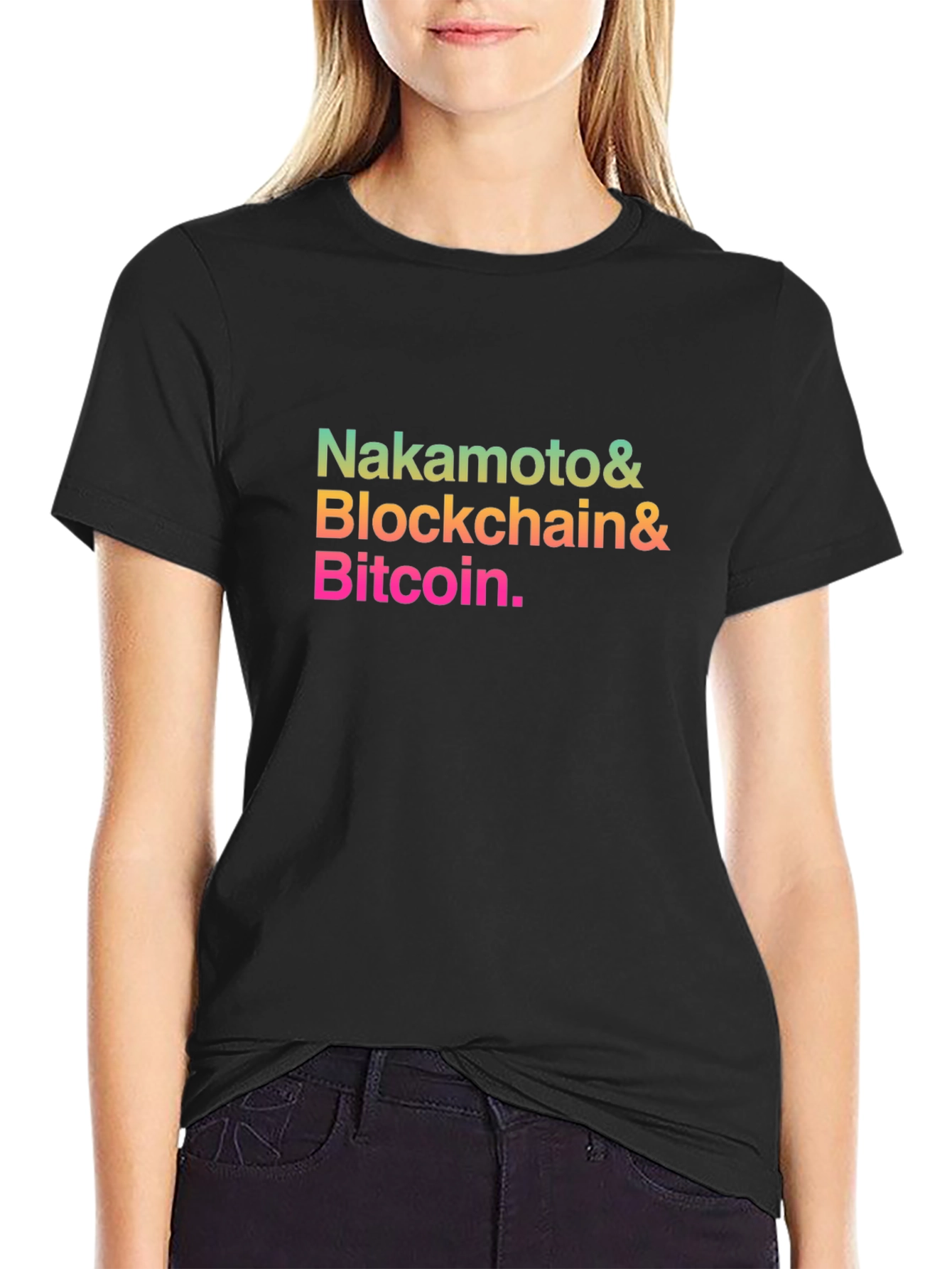 Nakamoto Blockchain Bitcoin Graphic Tee