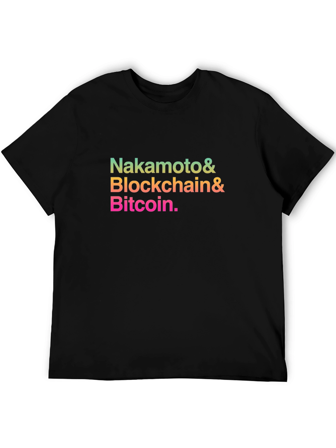 Nakamoto Blockchain Bitcoin Graphic Tee