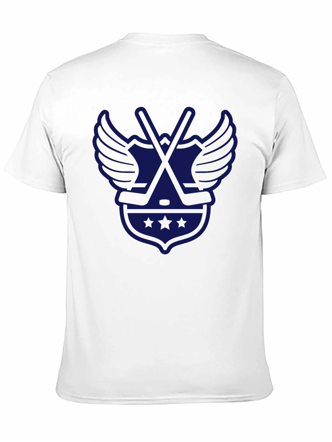 Hockey Wings T-Shirt - Classic Black Tee