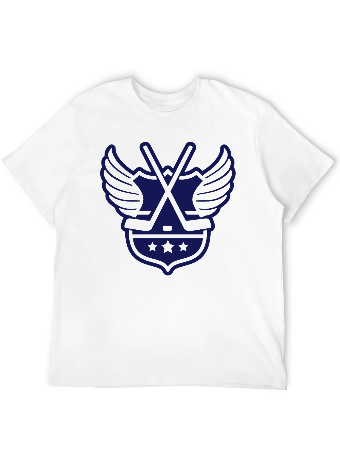Hockey Wings T-Shirt - Classic Black Tee