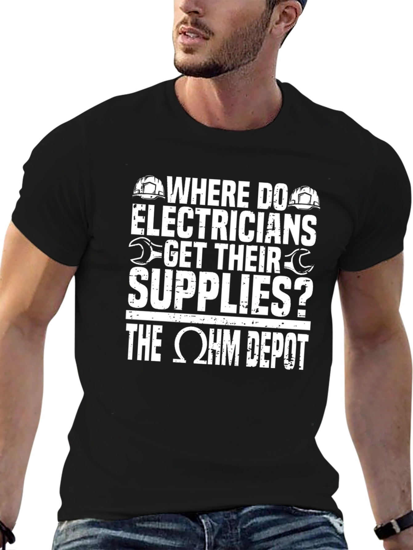 Electrician Supplies T-Shirt - Ohm Depot Humor Tee