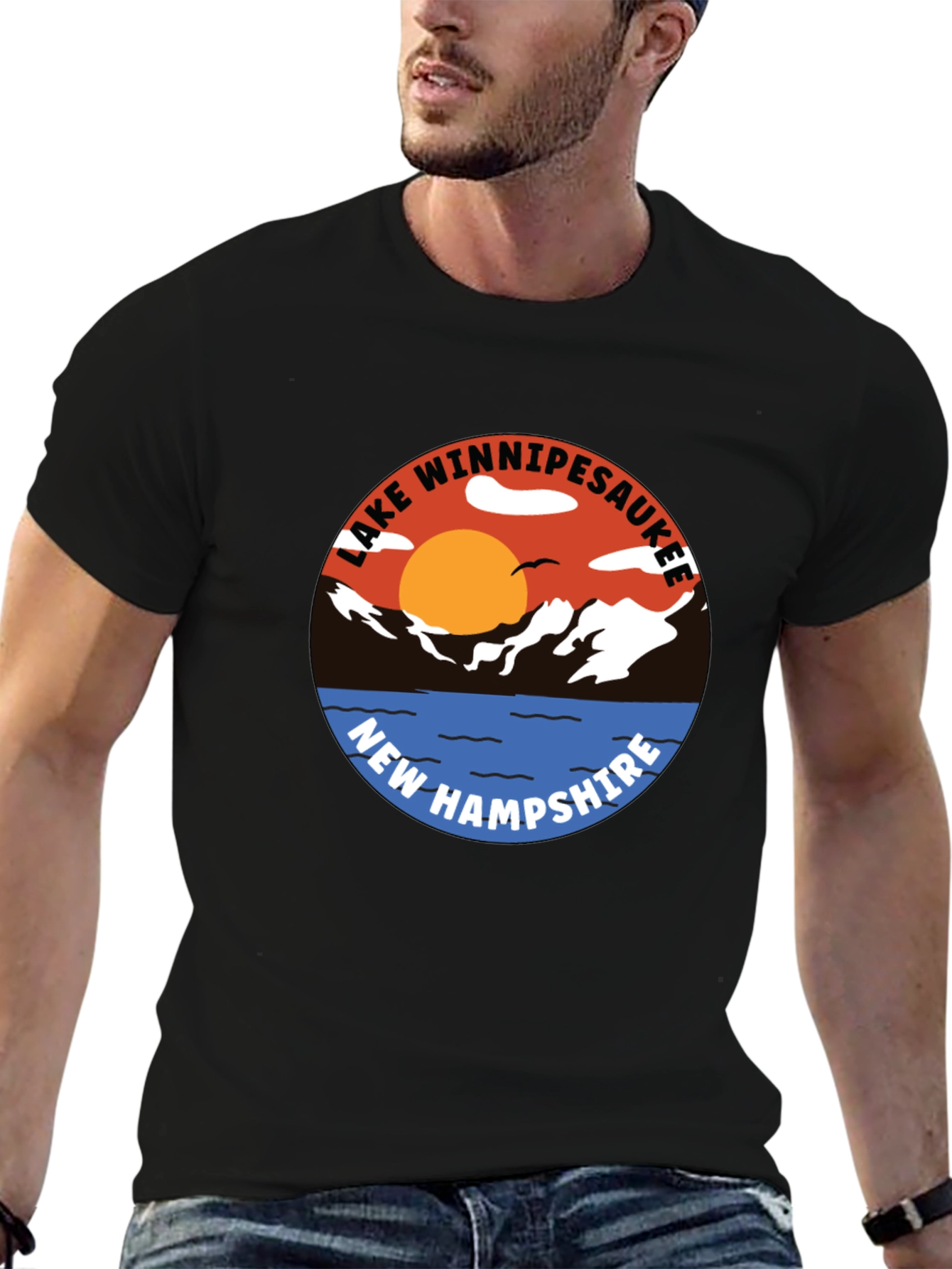 Lake Winnipesaukee New Hampshire Graphic T-Shirt