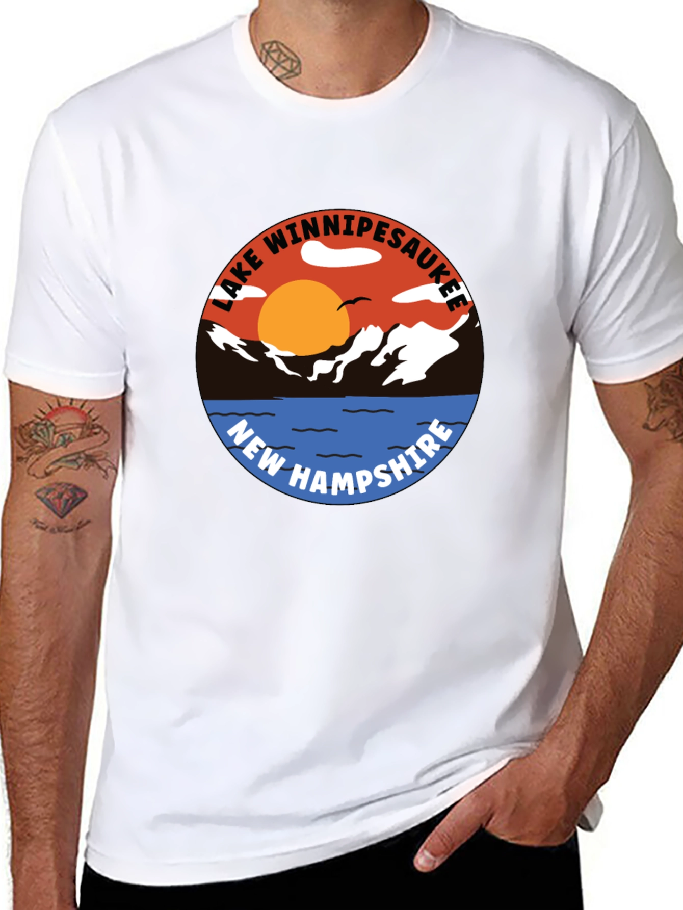 Lake Winnipesaukee New Hampshire Graphic T-Shirt