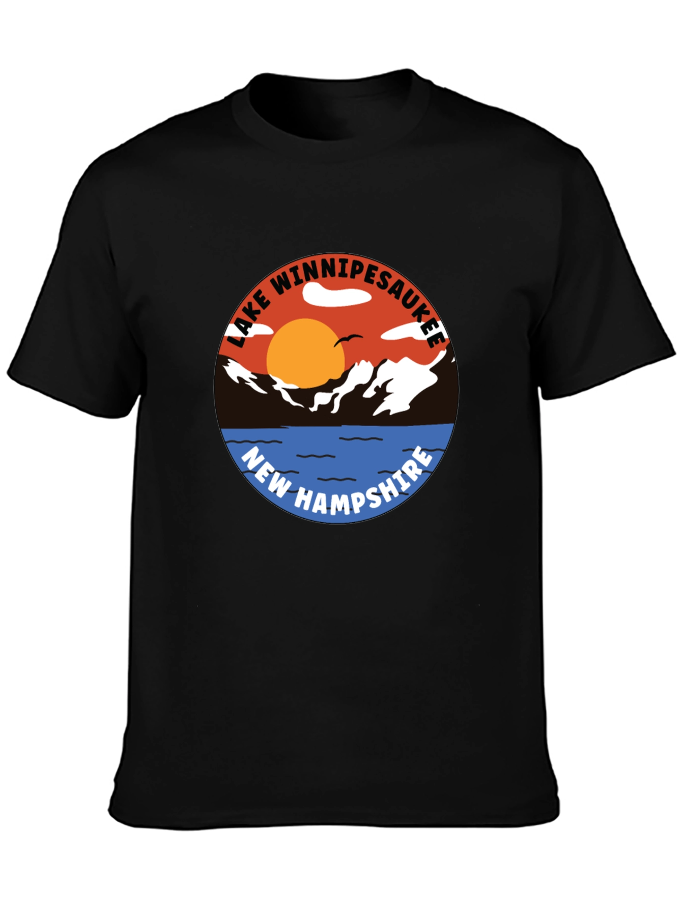 Lake Winnipesaukee New Hampshire Graphic T-Shirt