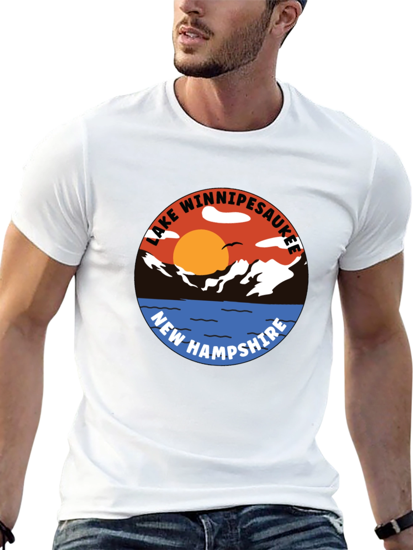 Lake Winnipesaukee New Hampshire Graphic T-Shirt