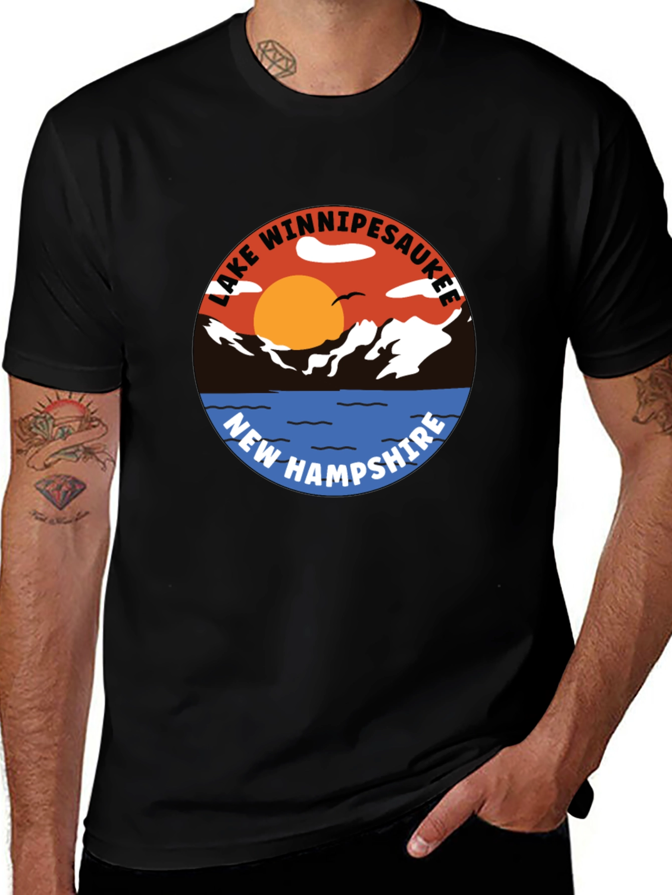 Lake Winnipesaukee New Hampshire Graphic T-Shirt