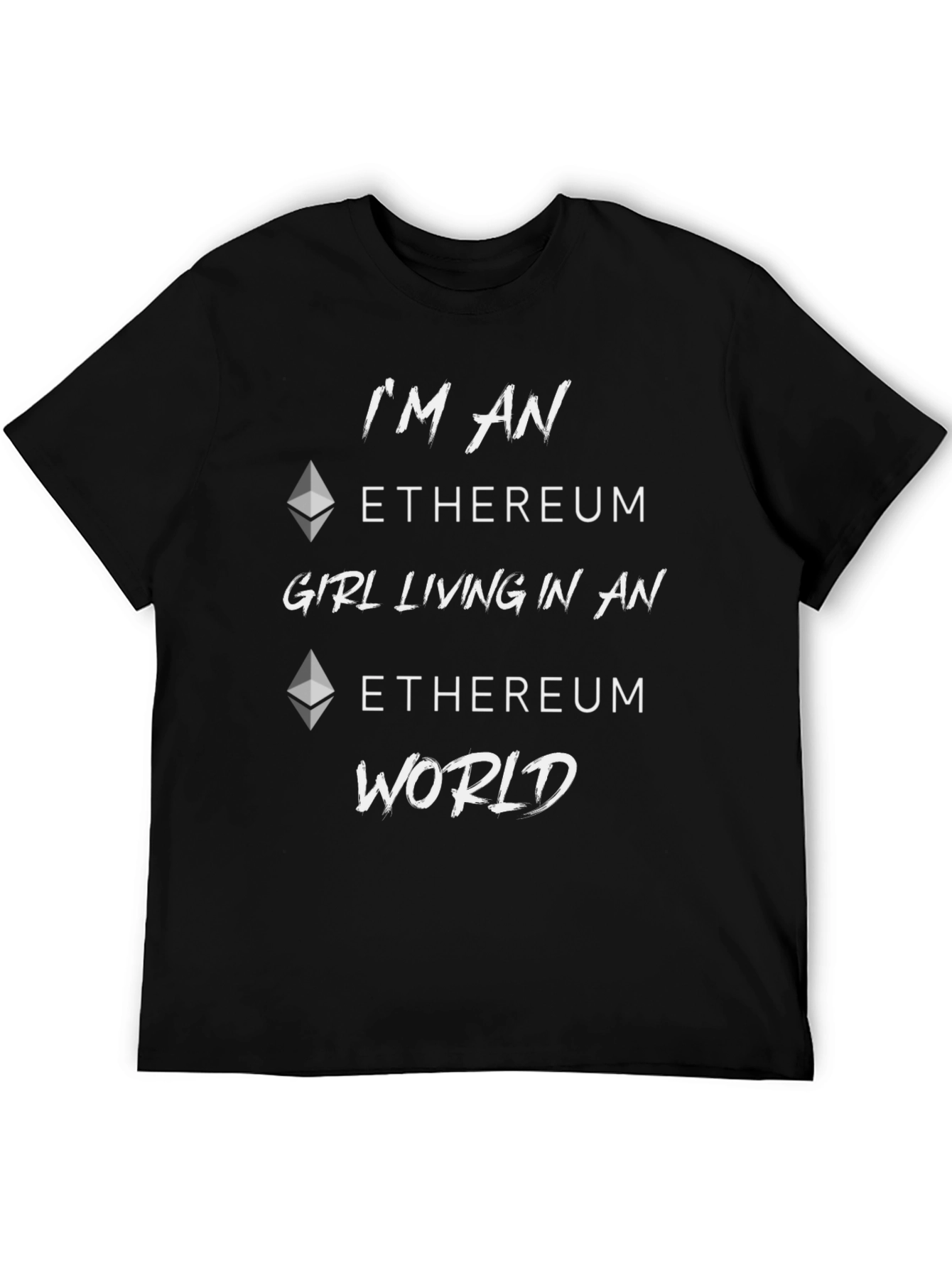 Ethereum Girl Tee - Crypto Fashion