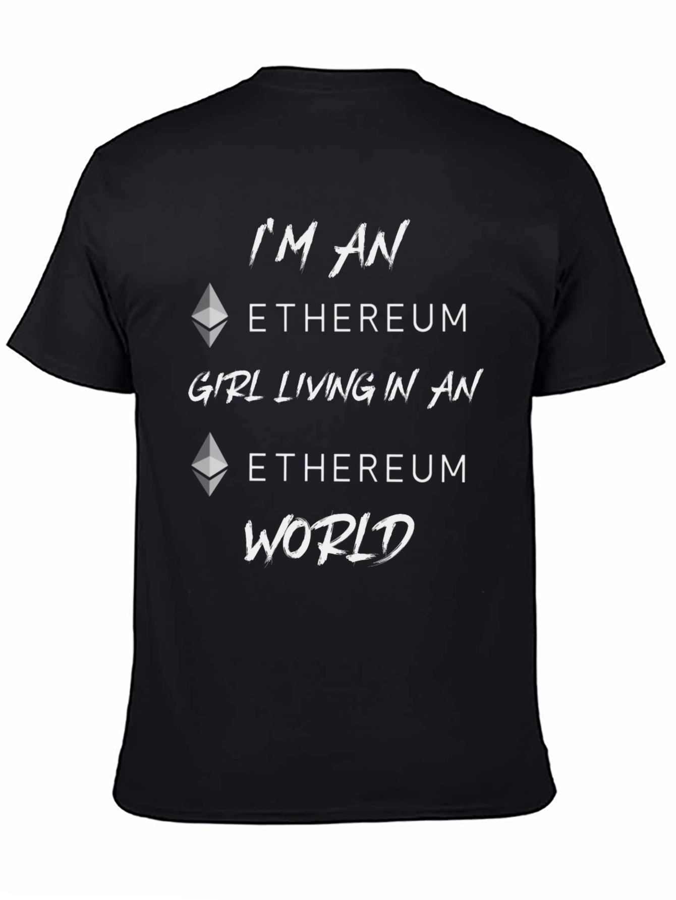 Ethereum Girl Tee - Crypto Fashion