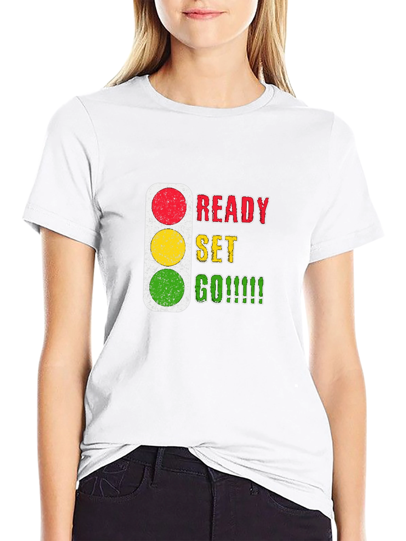 Ready Set Go T-Shirt - Traffic Light Design