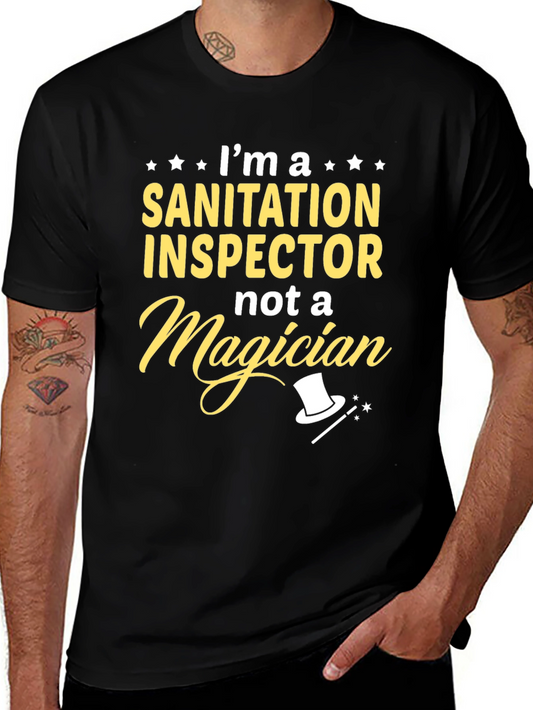 Sanitation Inspector T-Shirt - Funny Job Tee
