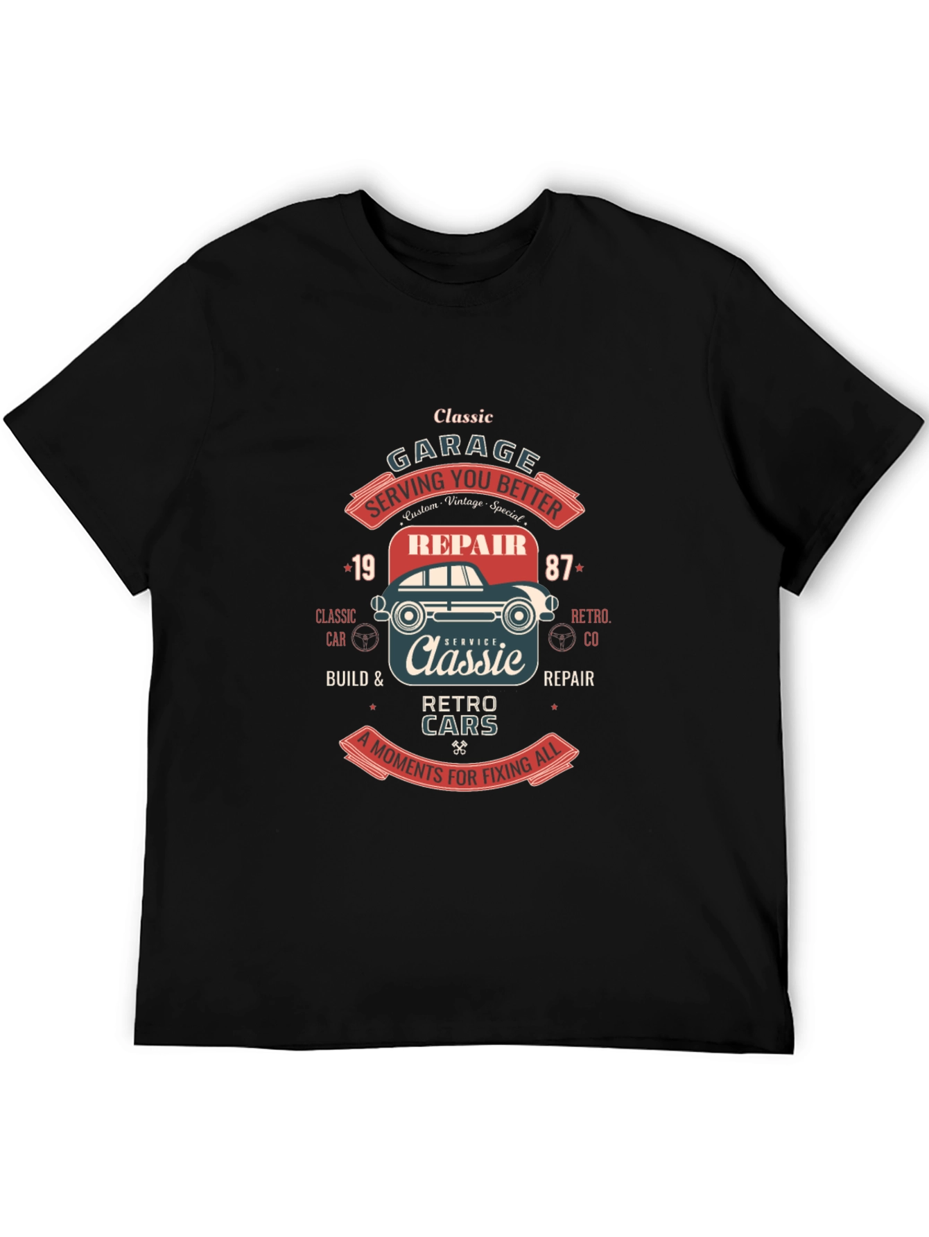 Classic Car Garage T-Shirt
