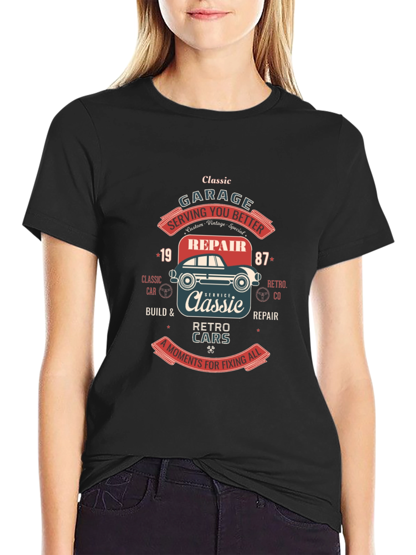 Classic Car Garage T-Shirt