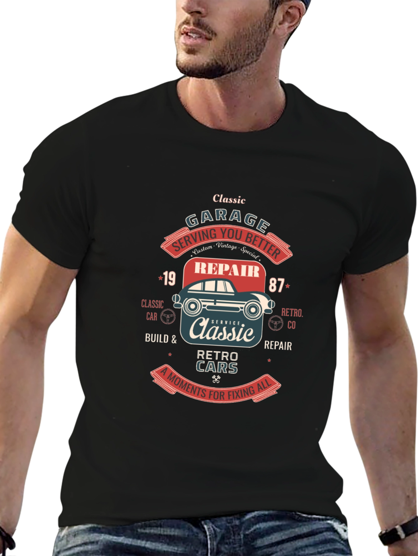 Classic Car Garage T-Shirt
