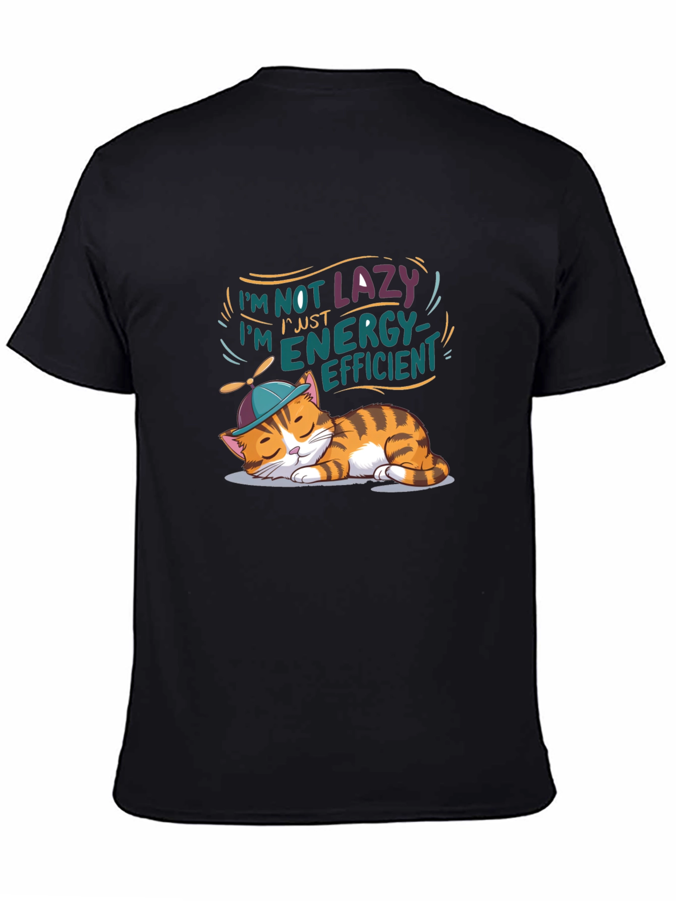 Energy Efficient Cat T-Shirt - Lazy Day Apparel