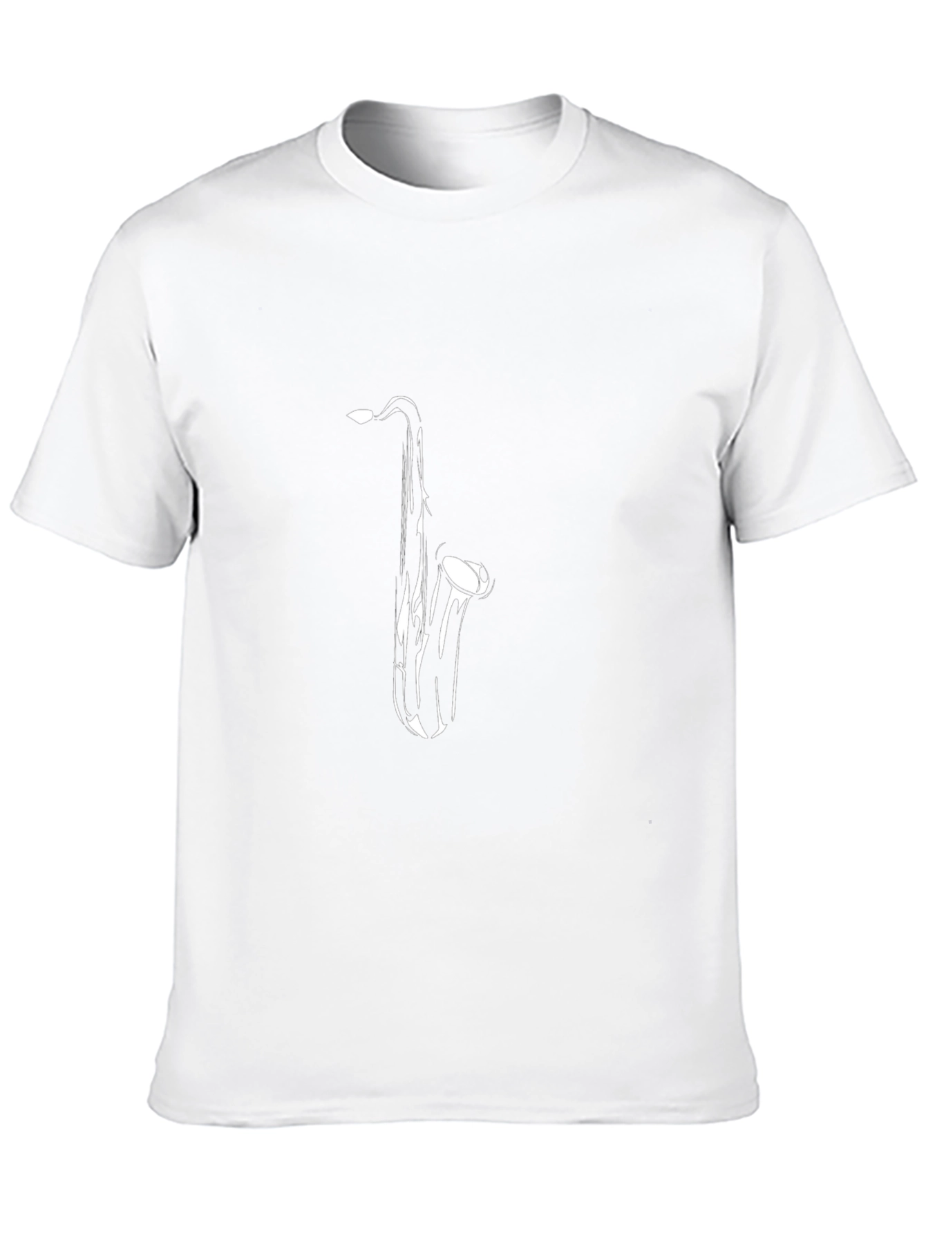 Saxophone Graphic Tee - Black T-Shirt