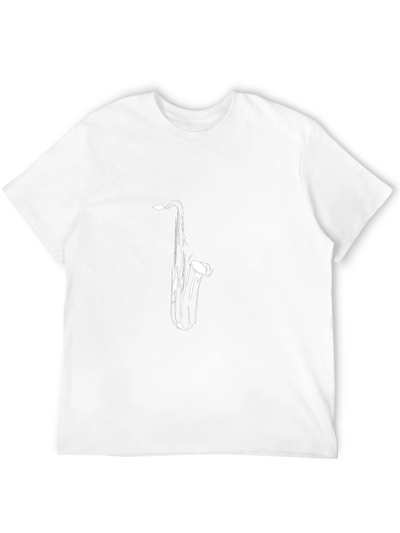 Saxophone Graphic Tee - Black T-Shirt