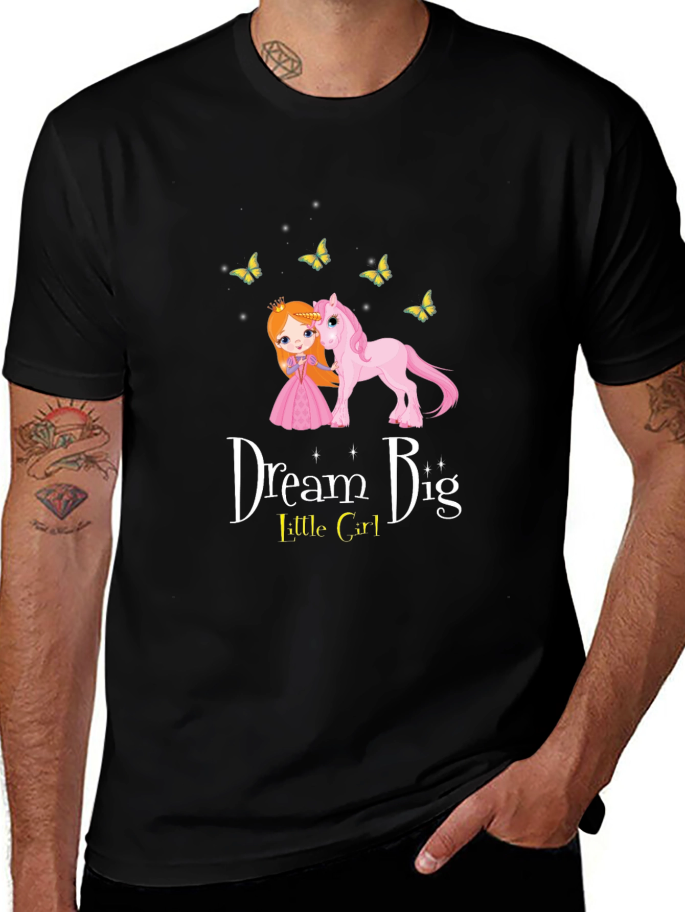 Dream Big Little Girl T-Shirt