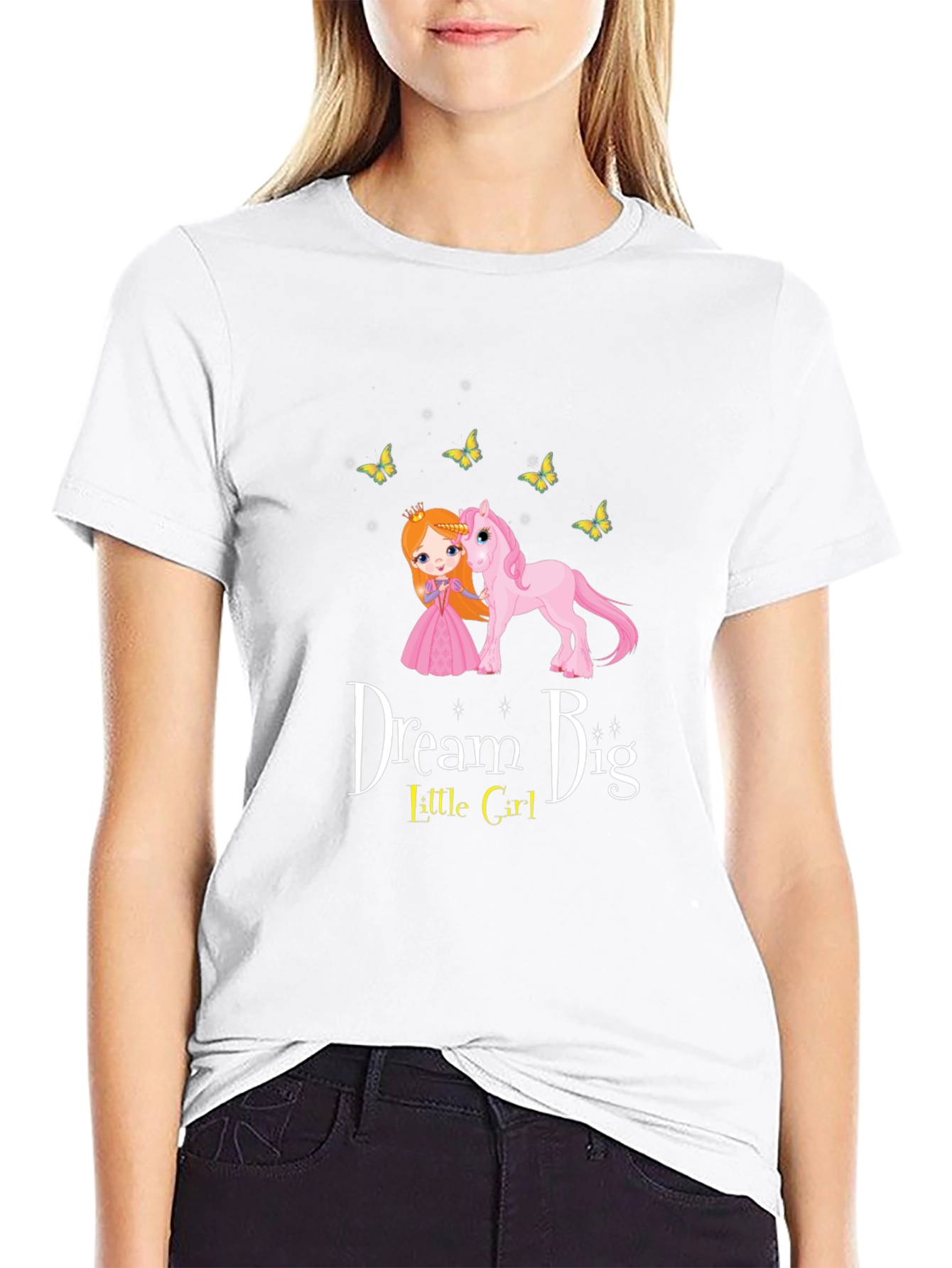 Dream Big Little Girl T-Shirt