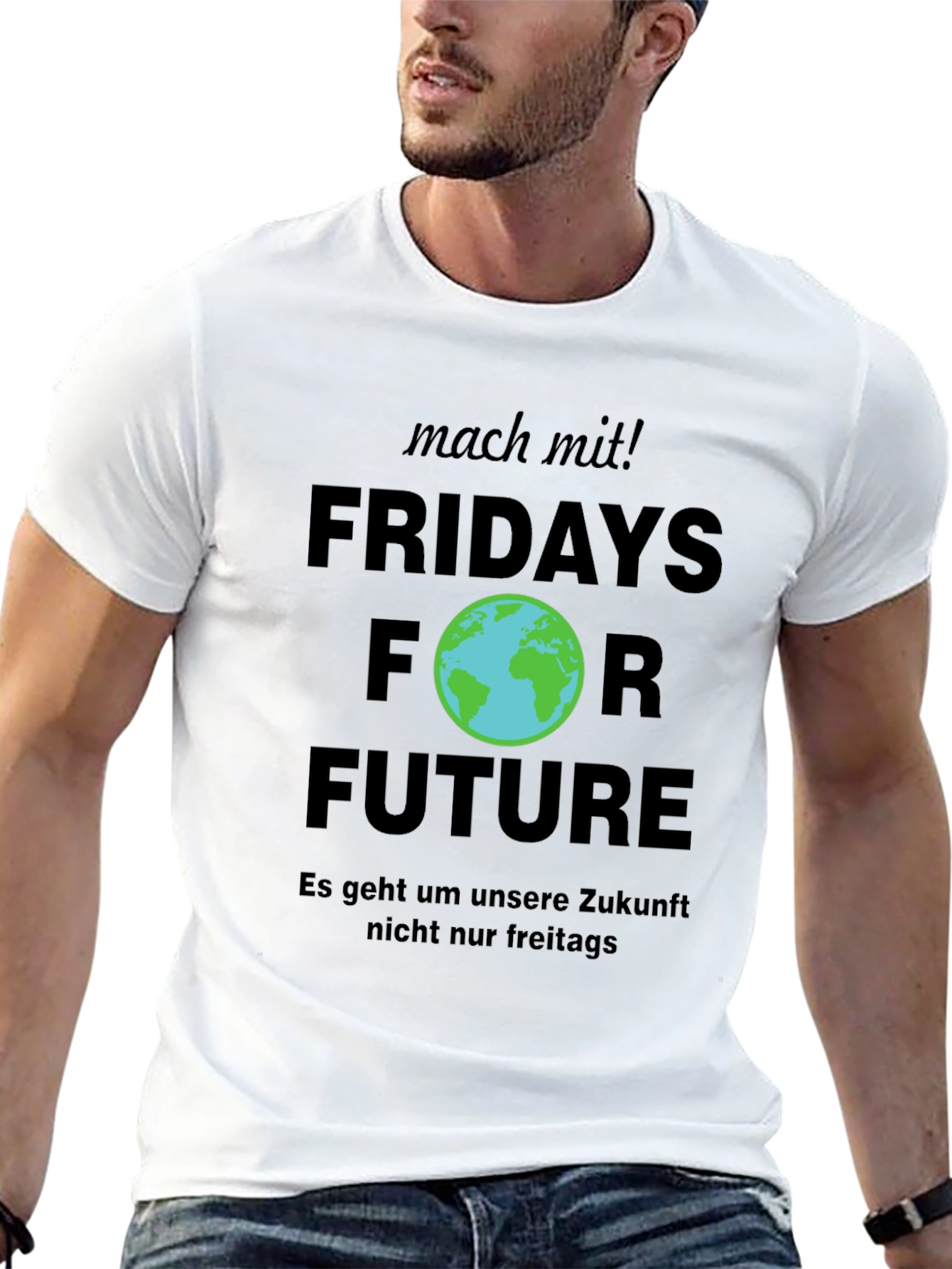 Fridays For Future Black Graphic Tee