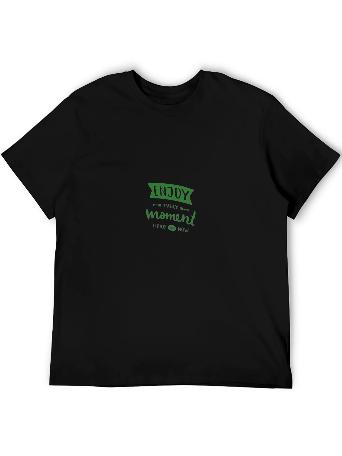 Enjoy Every Moment Black T-Shirt