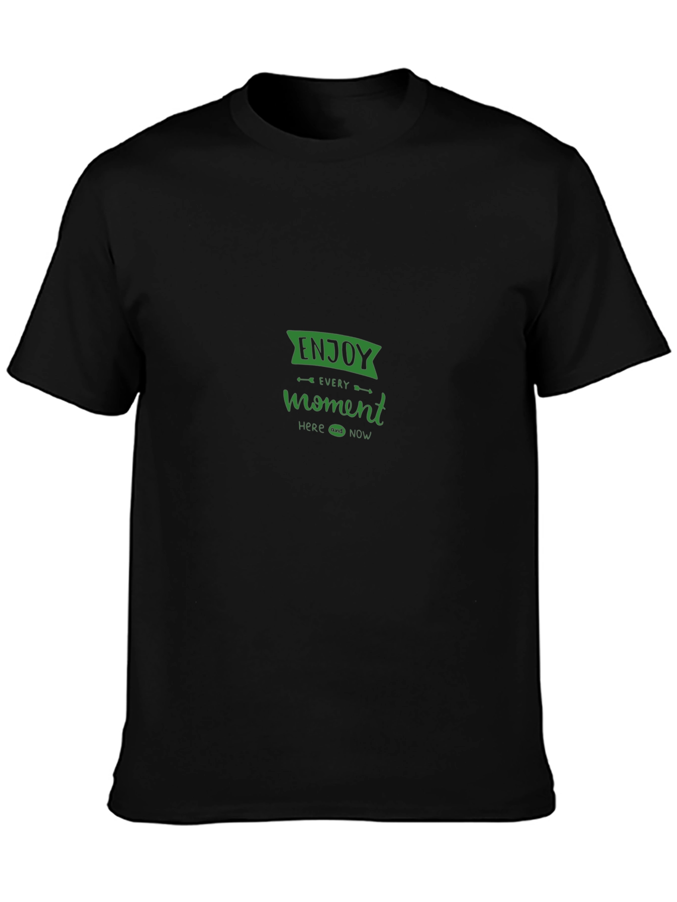 Enjoy Every Moment Black T-Shirt