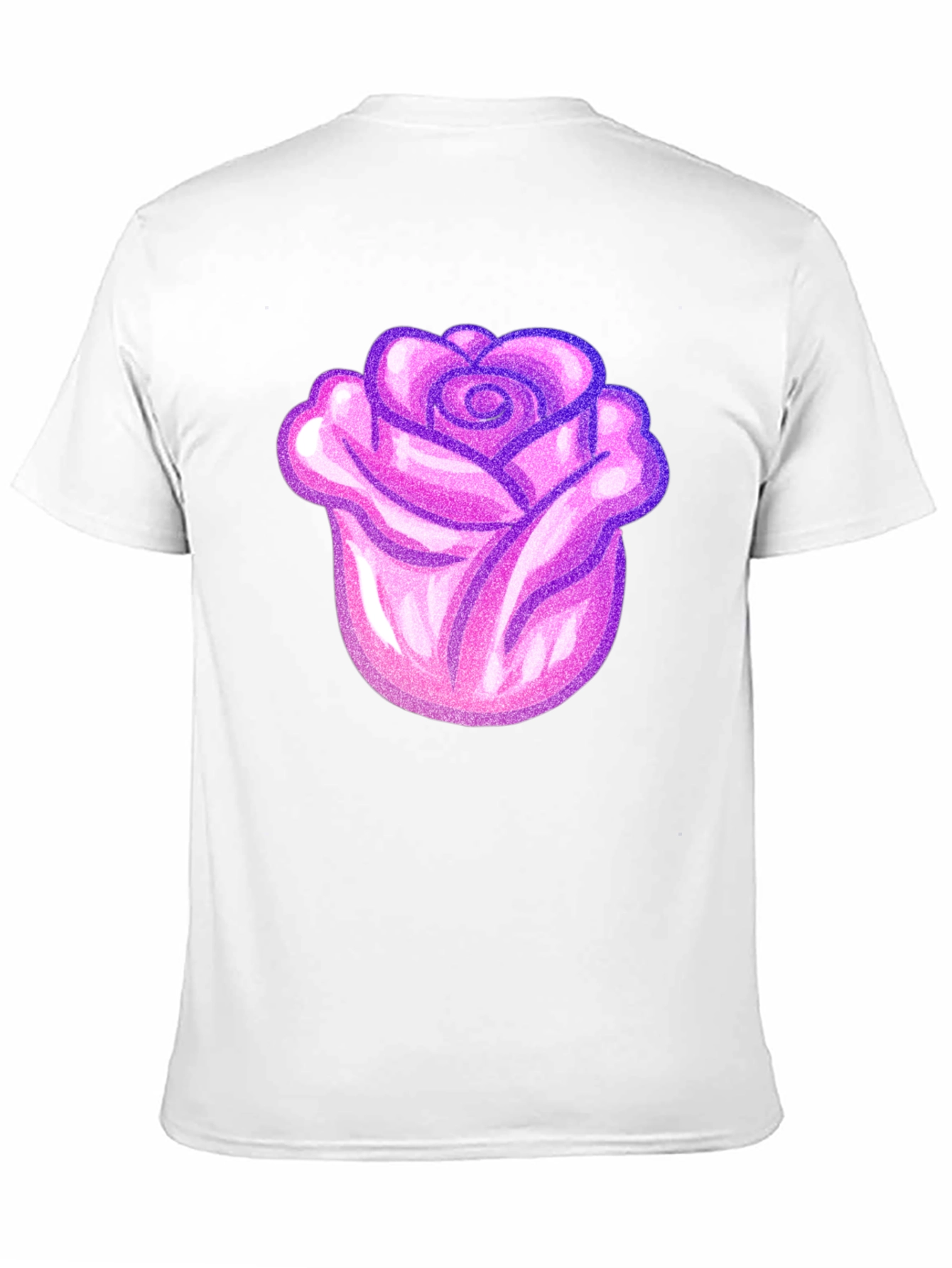Pink Rose Graphic T-Shirt