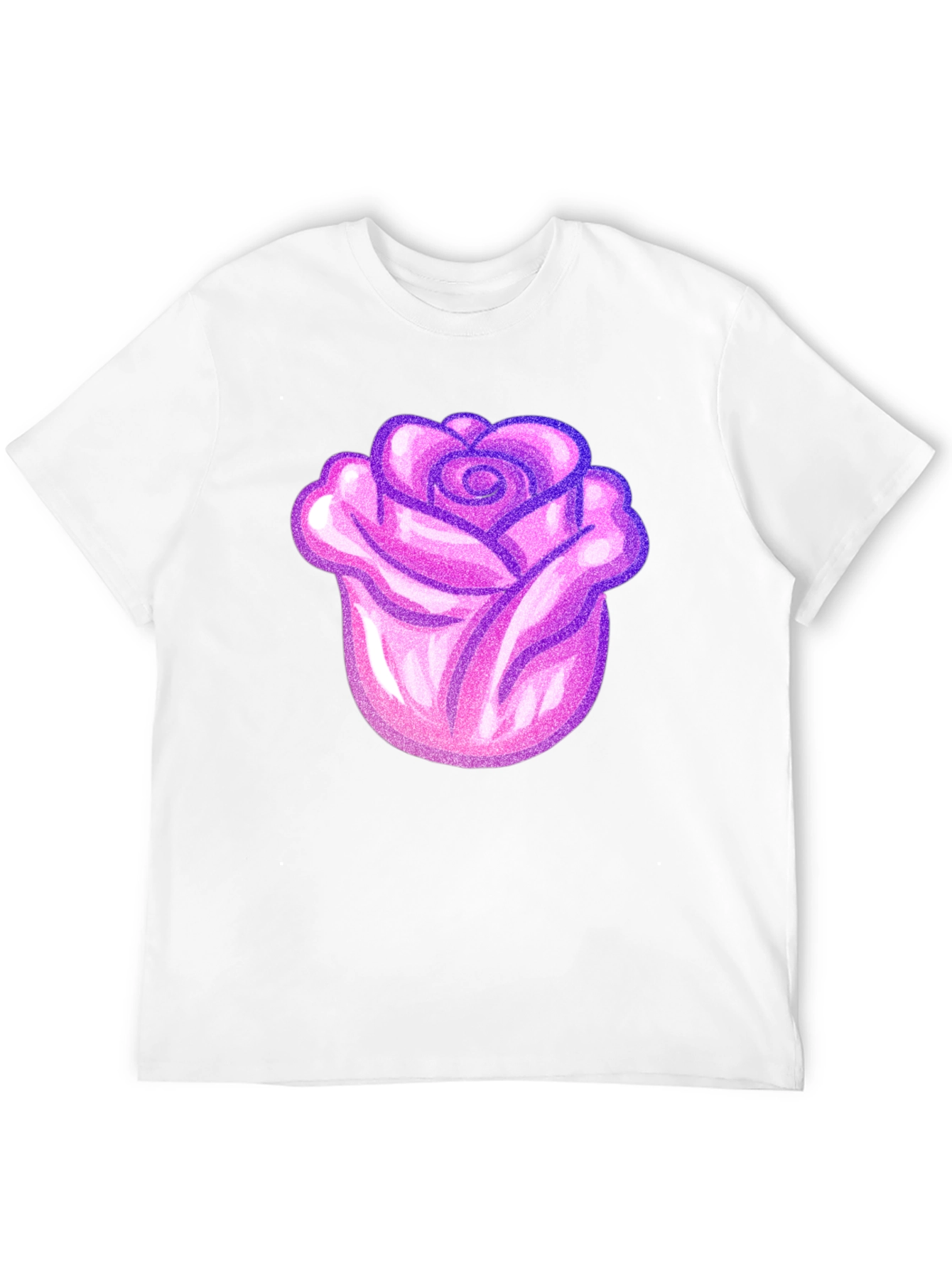 Pink Rose Graphic T-Shirt