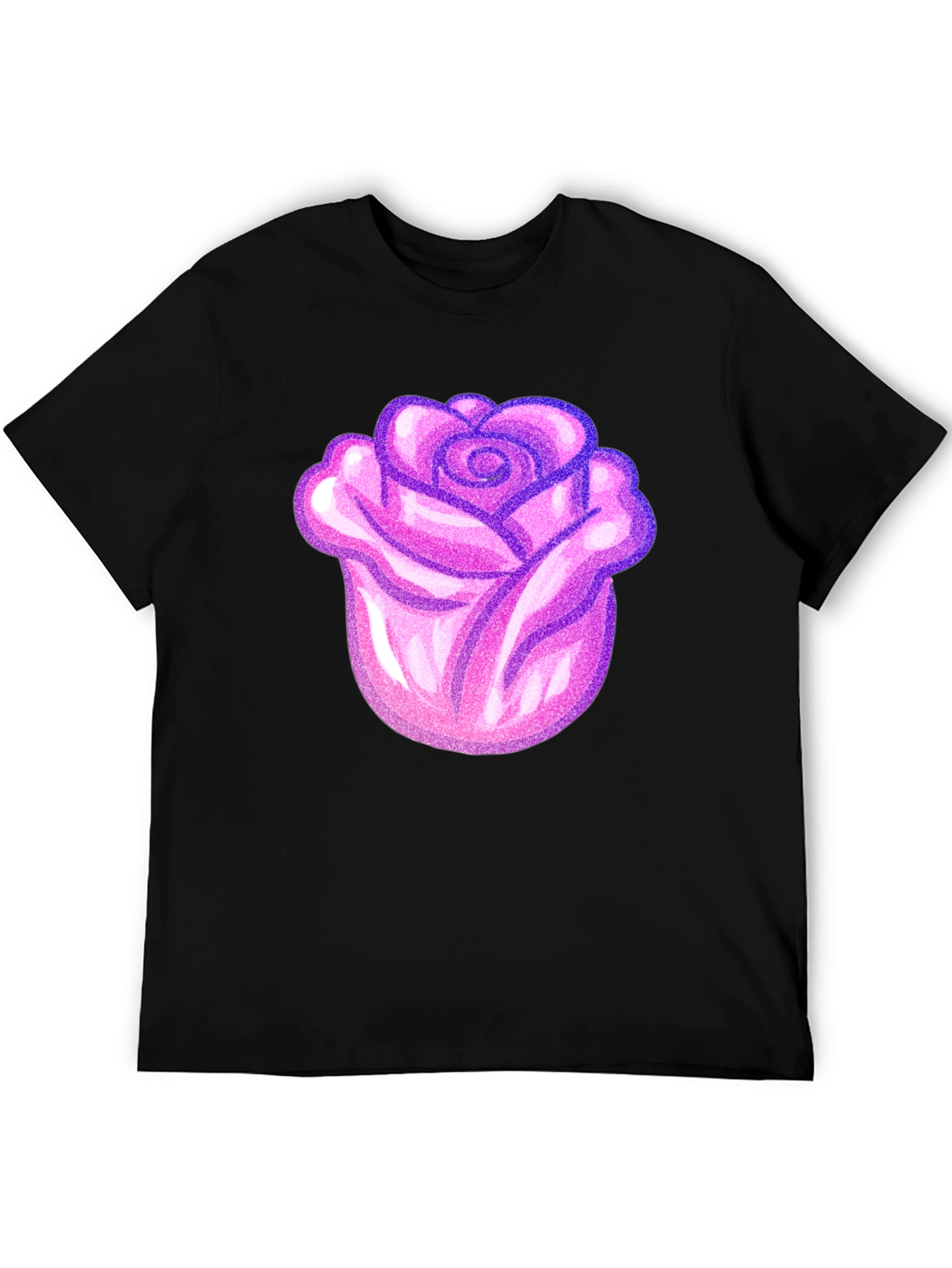 Pink Rose Graphic T-Shirt