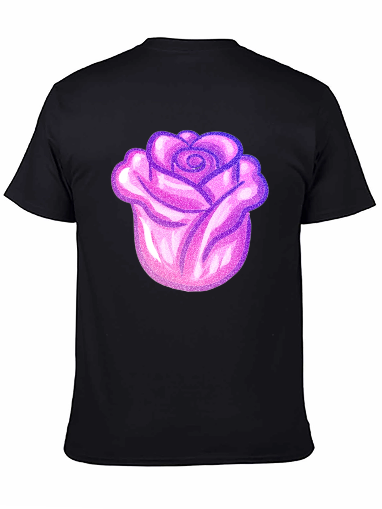 Pink Rose Graphic T-Shirt