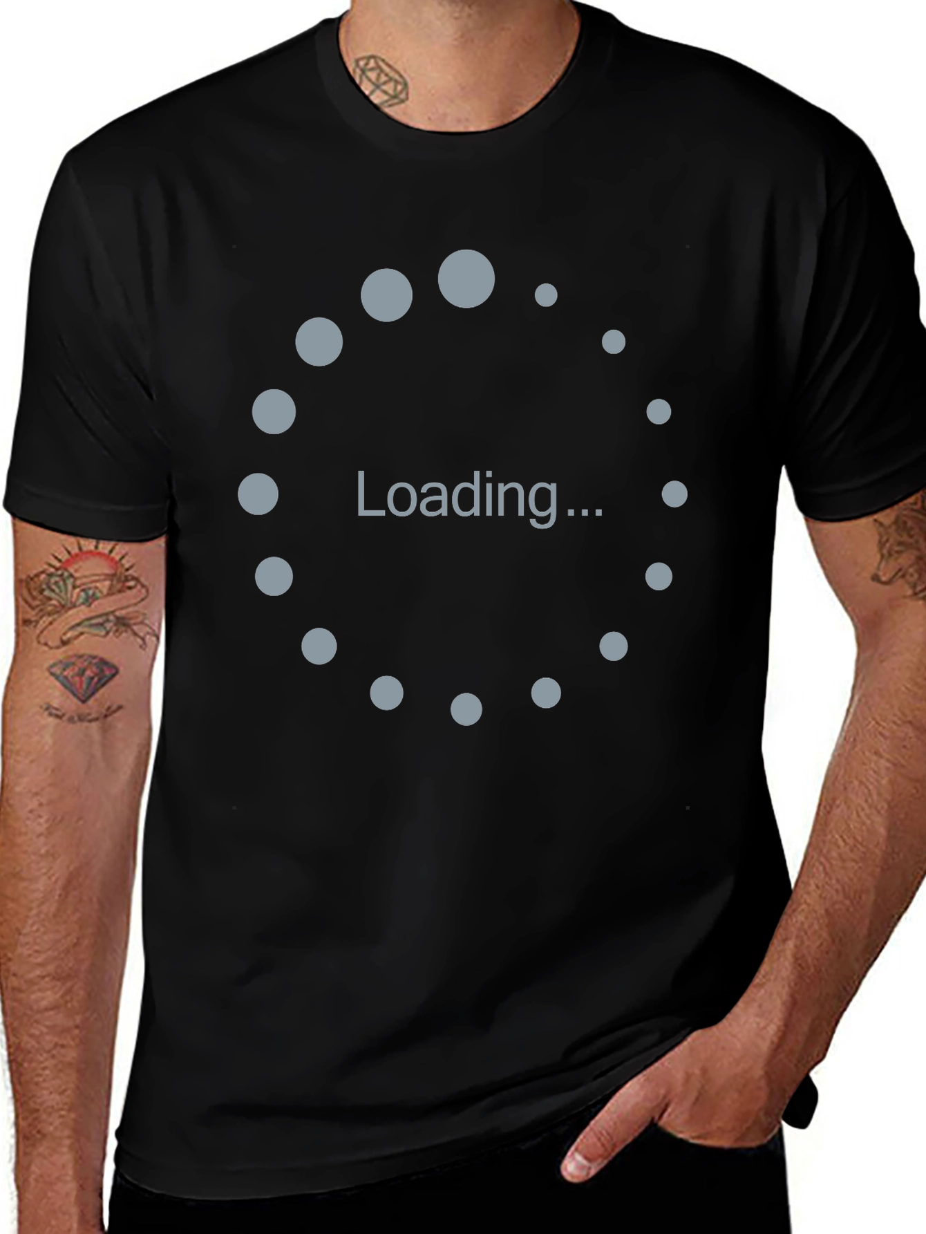Loading Graphic Tee - Stylish Comfort