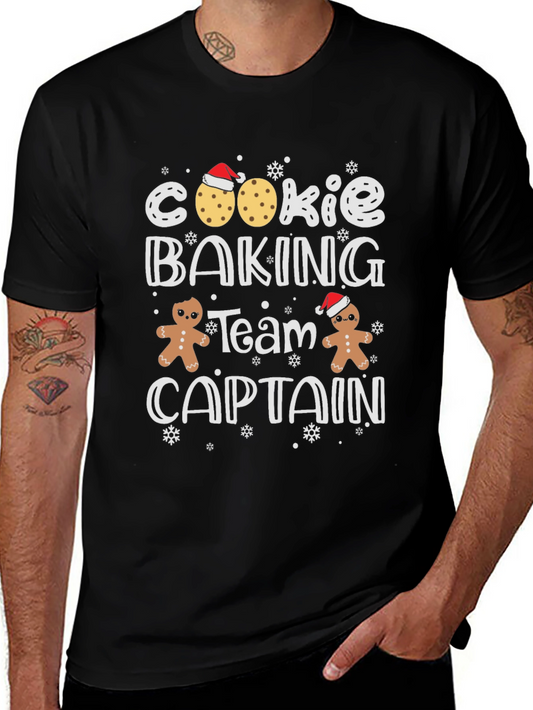 Cookie Baking Team Captain Crewneck T-Shirt