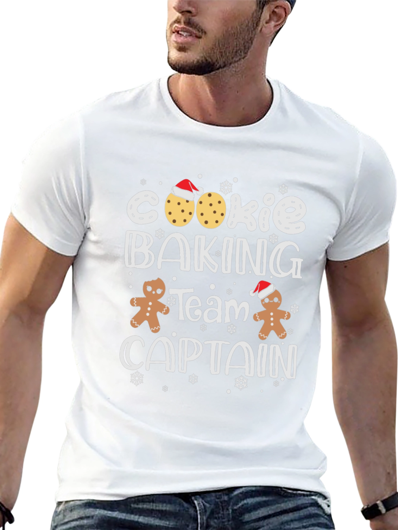Cookie Baking Team Captain Crewneck T-Shirt