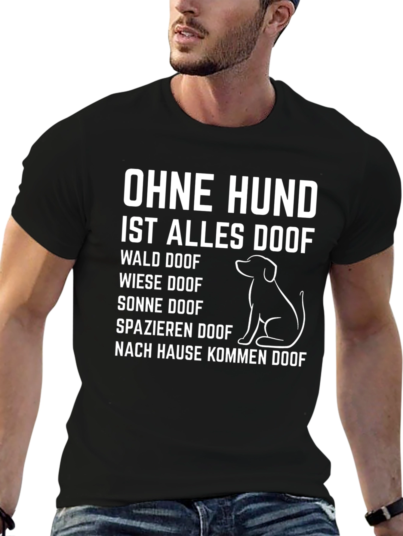Ohne Hund Ist Alles Doof German Dog Lover T-Shirt