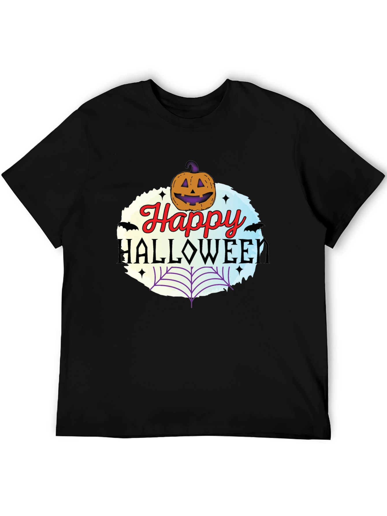 Happy Halloween T-Shirt Pumpkin & Web Design