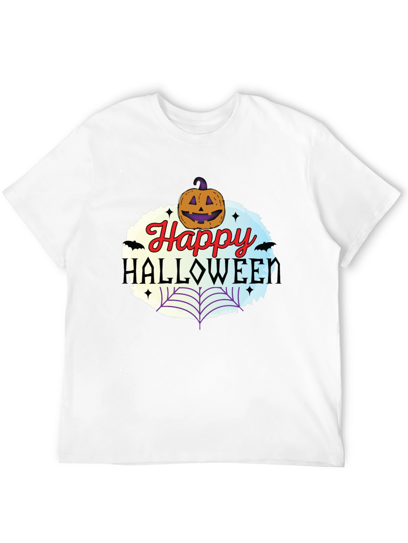Happy Halloween T-Shirt Pumpkin & Web Design