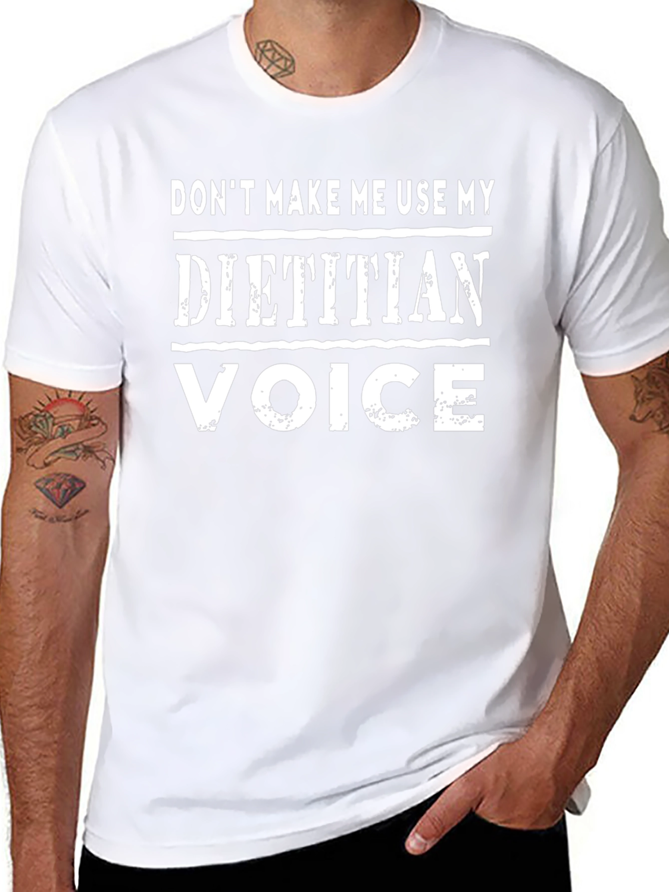 Dietitian Voice Funny Graphic T-Shirt
