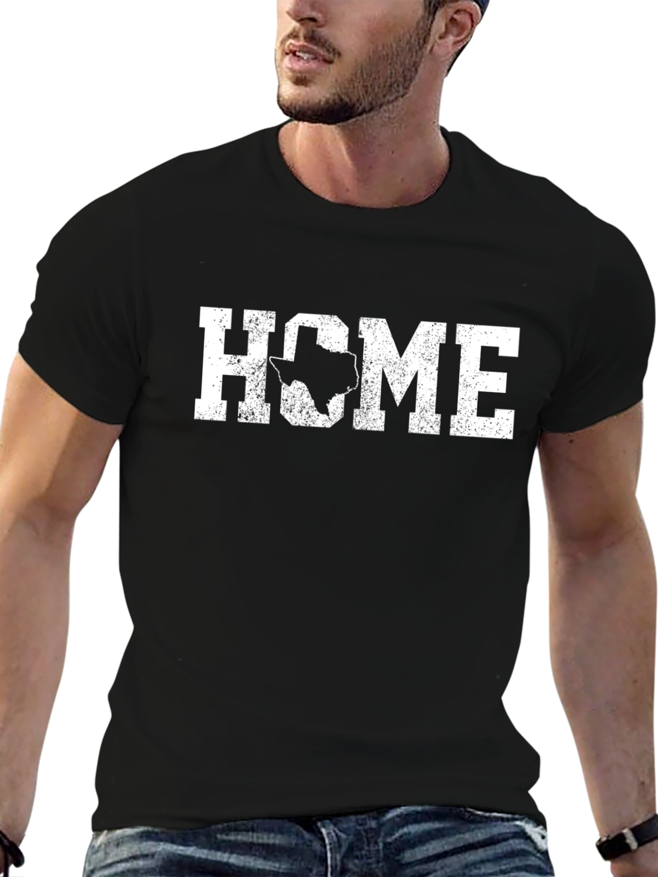 Texas Home State Pride Black T-Shirt
