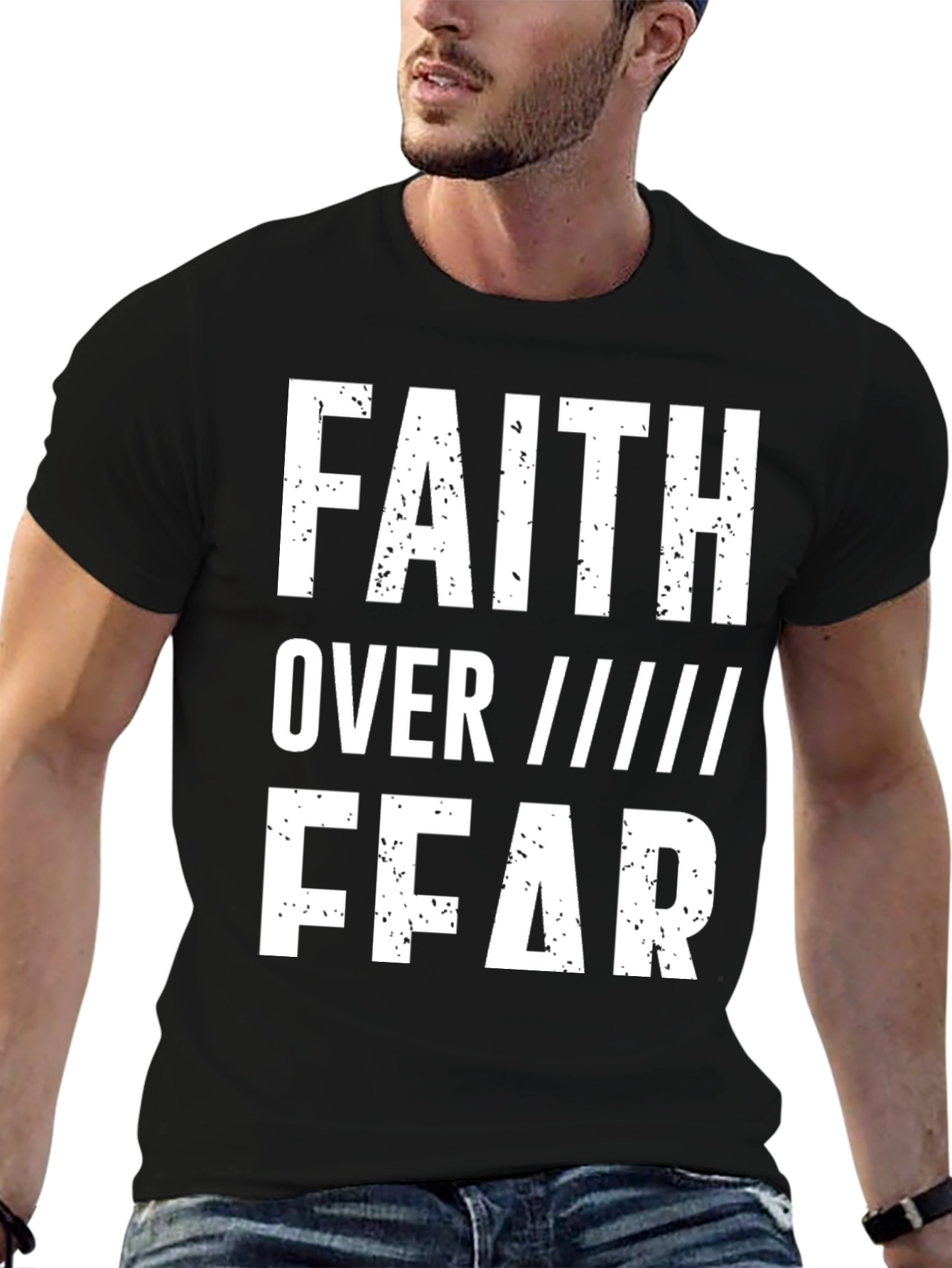 Faith Over Fear Graphic T-Shirt