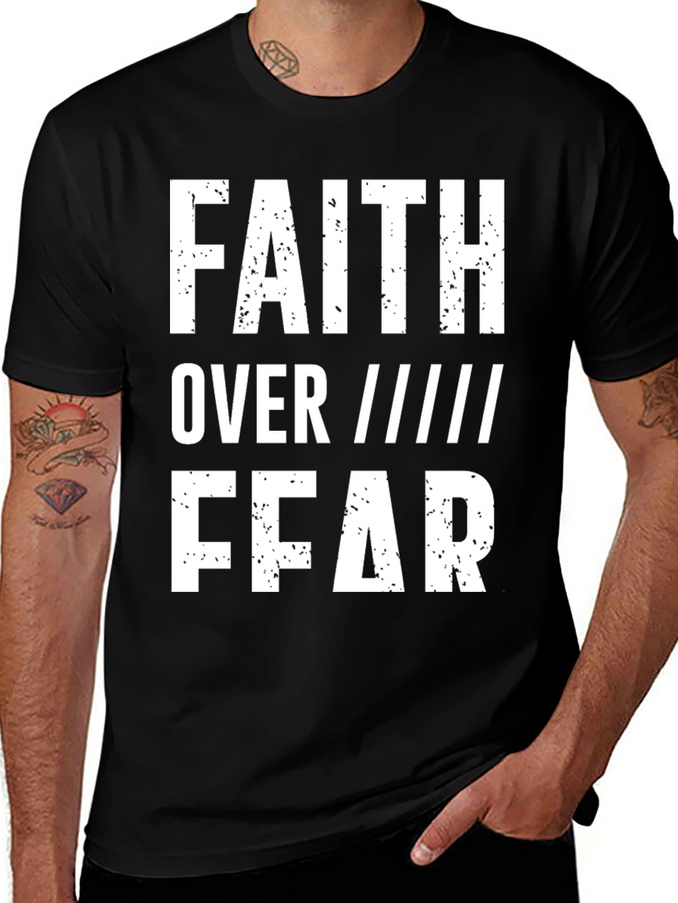 Faith Over Fear Graphic T-Shirt