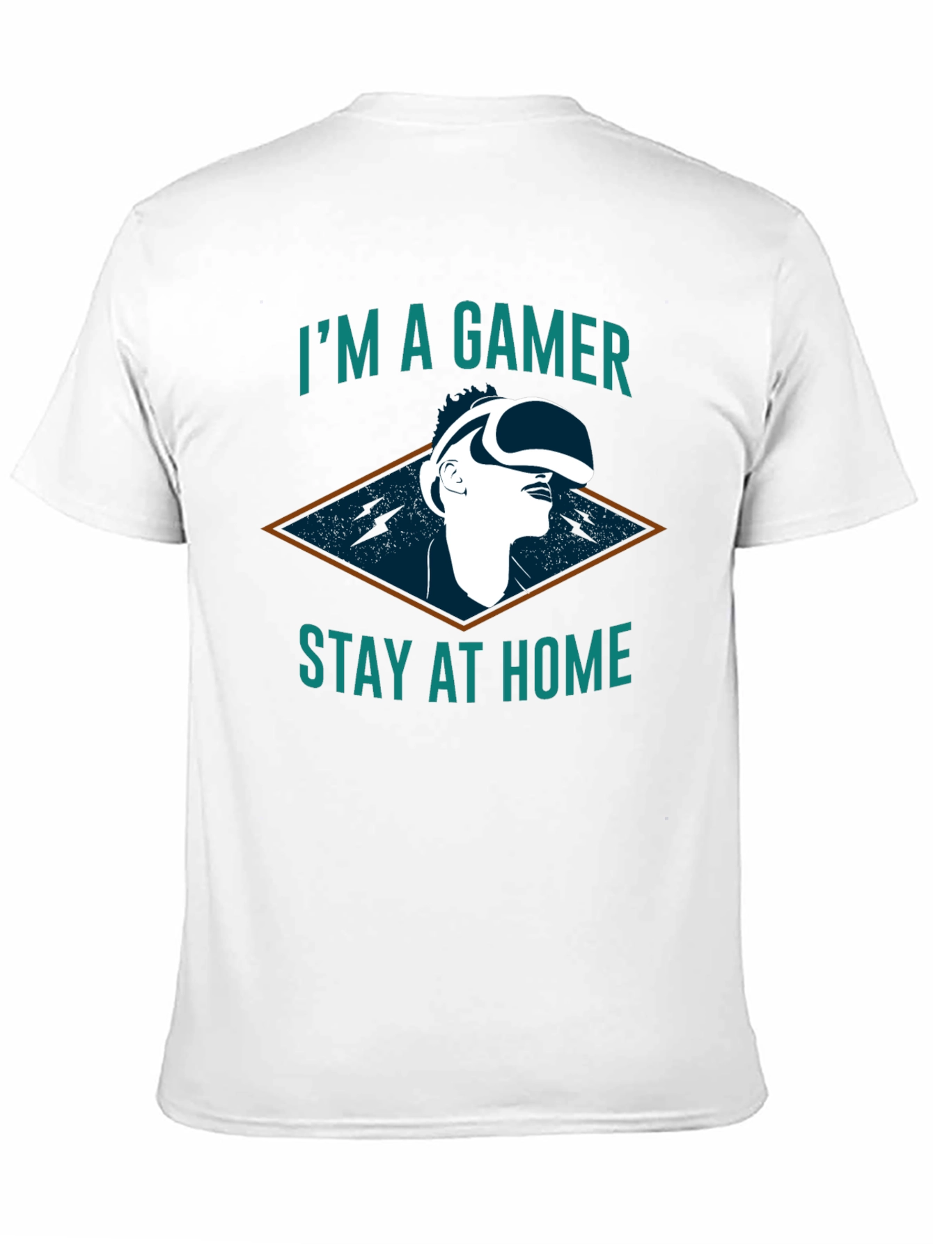 Im A Gamer Stay At Home T-Shirt - Black