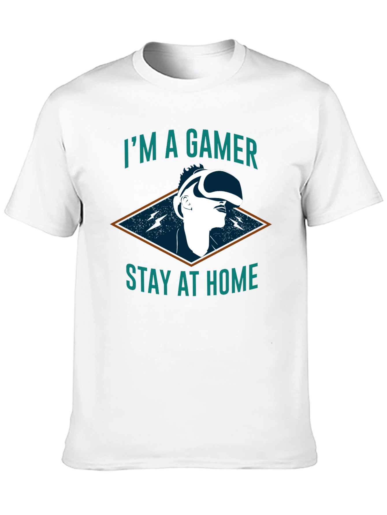 Im A Gamer Stay At Home T-Shirt - Black