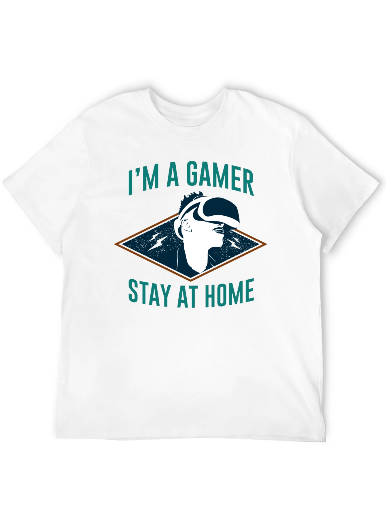 Im A Gamer Stay At Home T-Shirt - Black