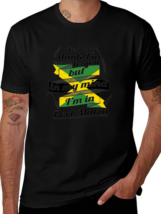 Port Maria Jamaica Mind T-Shirt - Novelty Graphic Tee