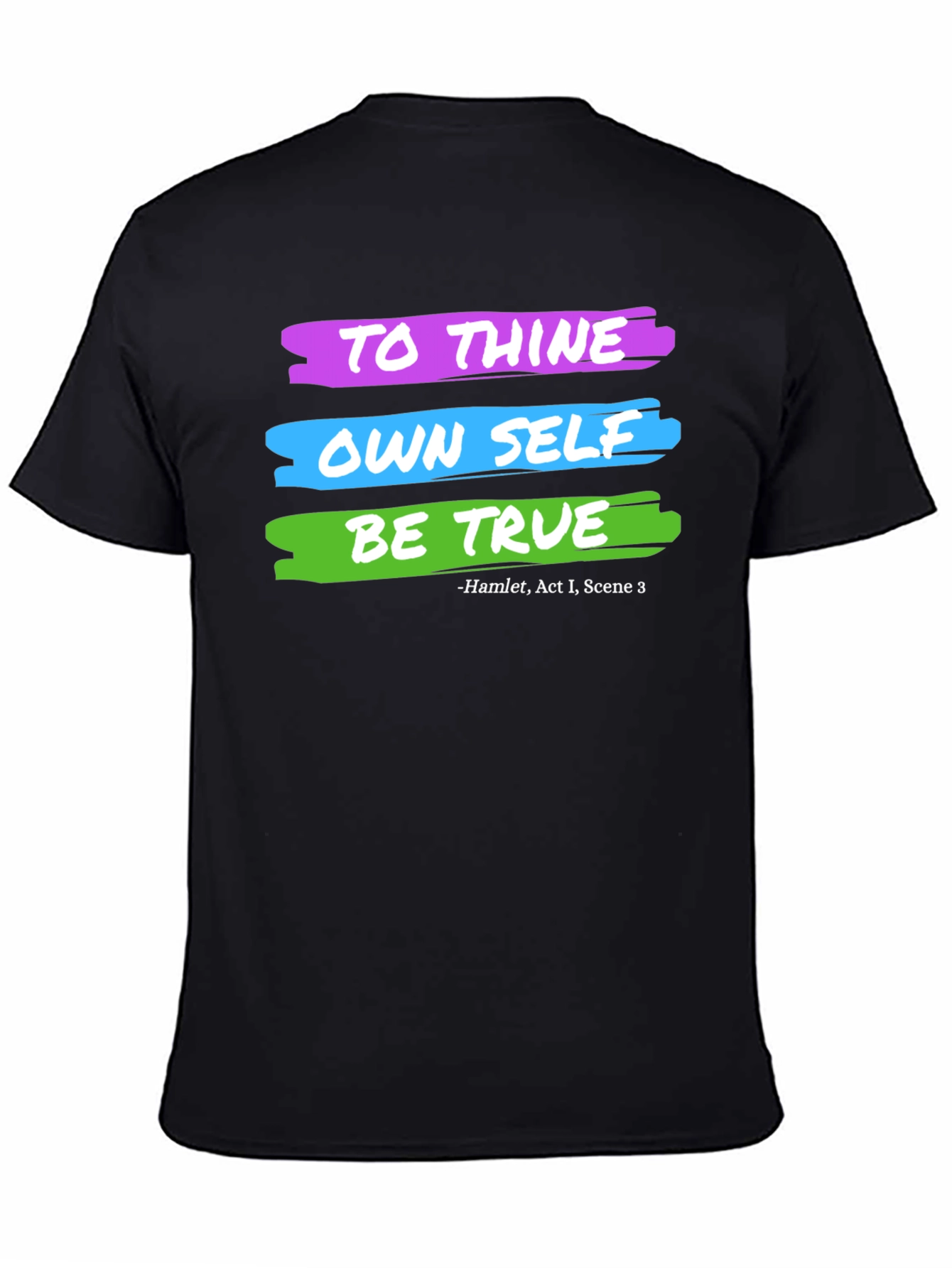 Hamlet To Thine Own Self Graphic T-Shirt