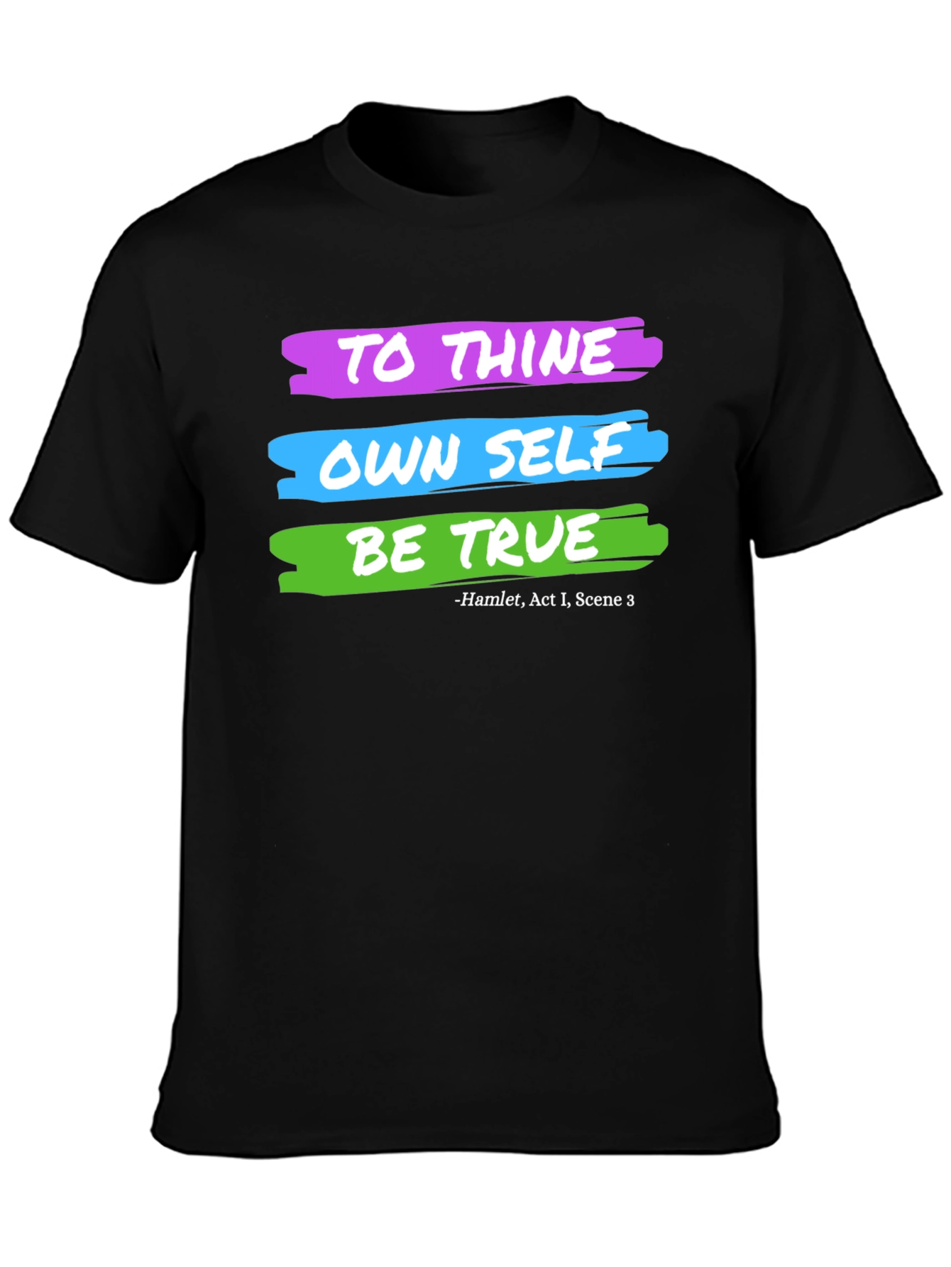 Hamlet To Thine Own Self Graphic T-Shirt