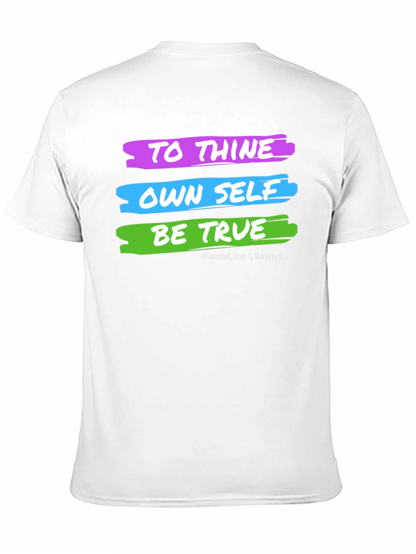 Hamlet To Thine Own Self Graphic T-Shirt