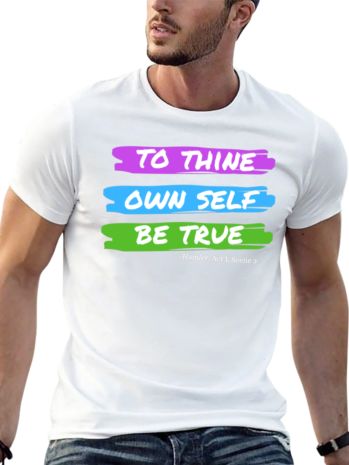 Hamlet To Thine Own Self Graphic T-Shirt