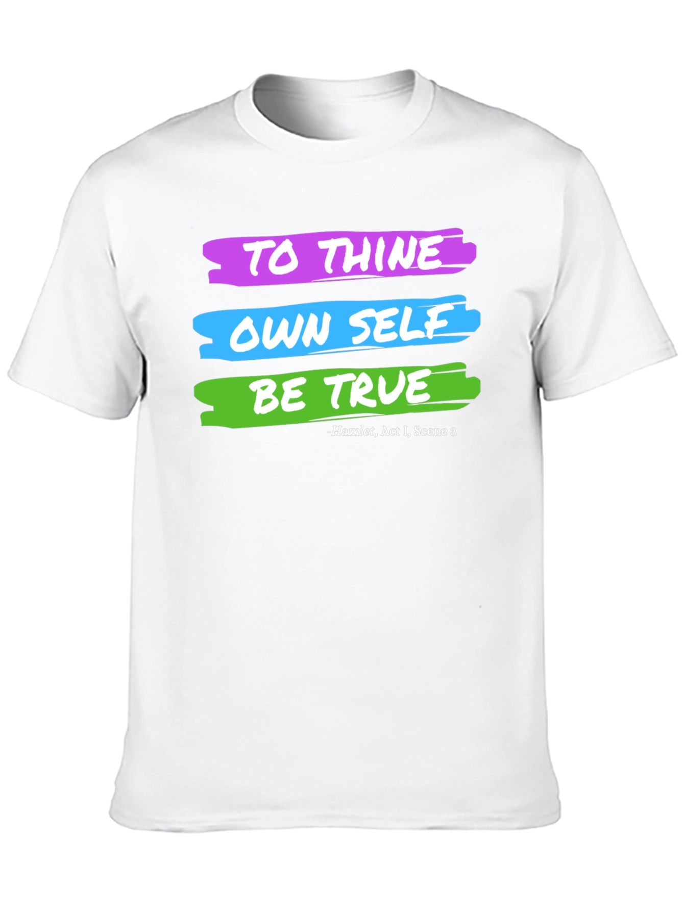 Hamlet To Thine Own Self Graphic T-Shirt