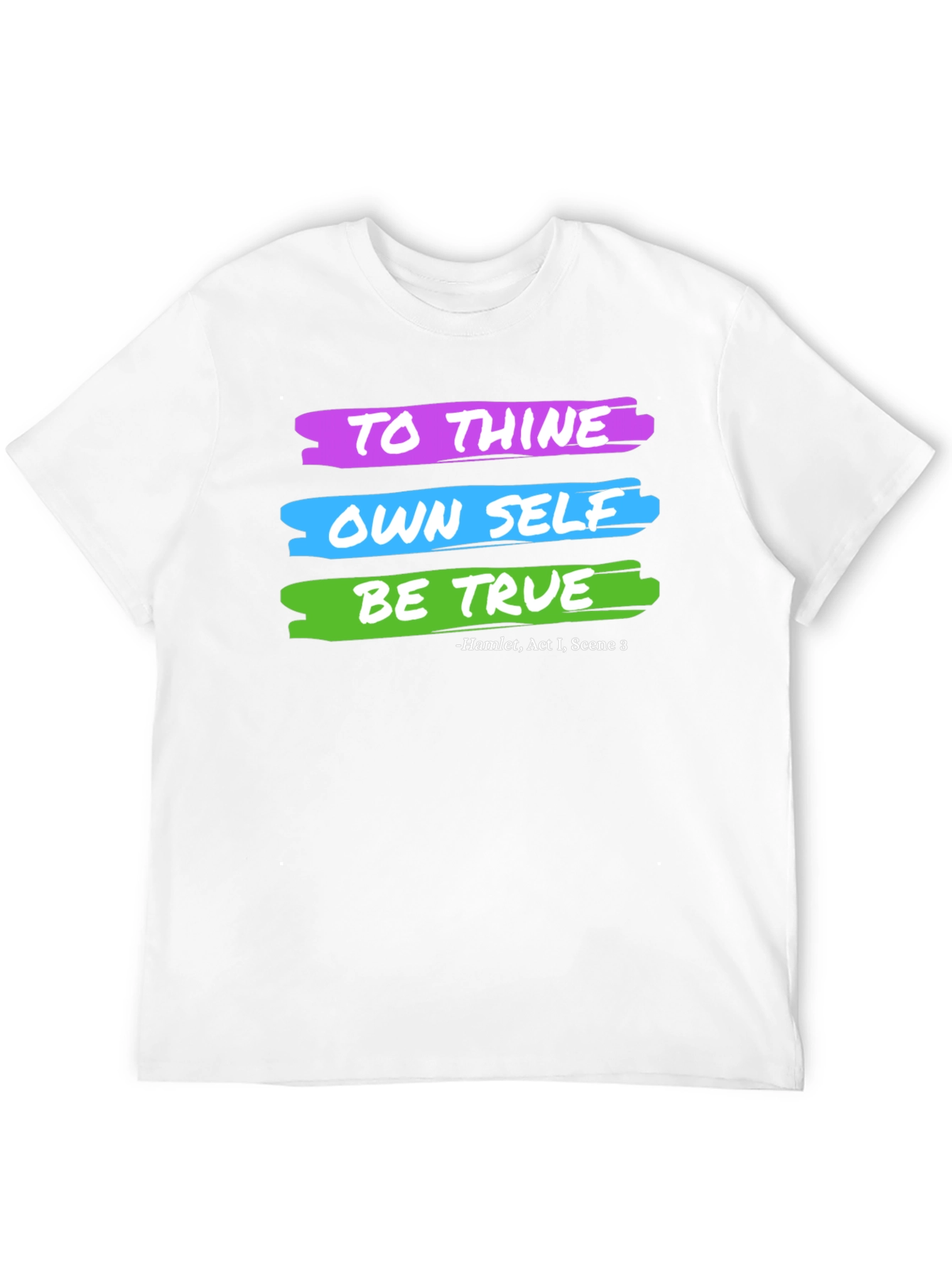 Hamlet To Thine Own Self Graphic T-Shirt